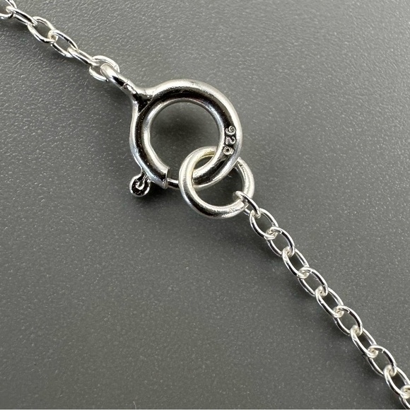 Sterling Silver Starry Night Mountain Pendant - Picture 6 of 10